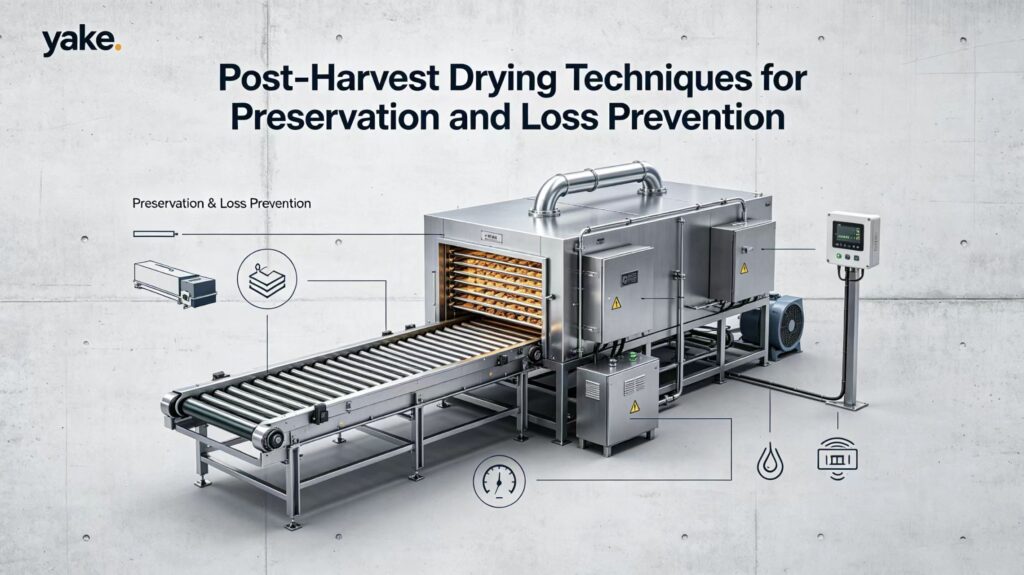 Post-Harvest Drying Techniques for Preservation and Loss Prevention